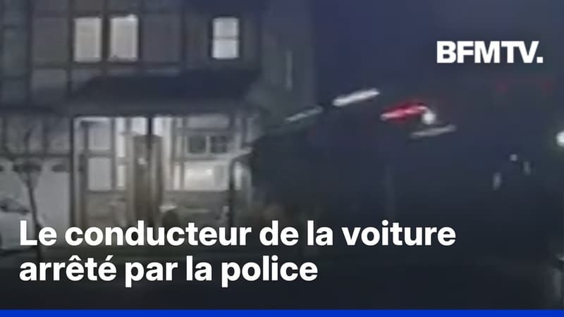 Aux États-Unis, une voiture s'encastre dans une maison, le conducteur arrêté