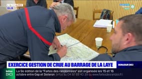 Alpes-de-Haute-Provence: un exercice de gestion de crue au barrage de La Laye