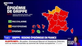 Grippe: le rebond de l'épidémie se confirme en France