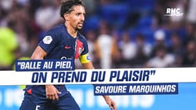 OL 1-4 PSG "Balle au pied, on prend du plaisir", Marquinhos savoure la montée en puissance parisienne
