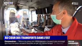 Coronavirus: au coeur des transferts de patients dans l'est de la France