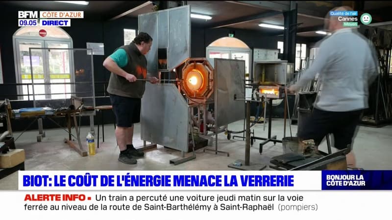 Alpes-Maritimes: la verrerie de Biot menacée par l'inflation