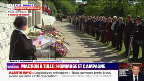 Emmanuel Macron en déplacement mémoriel pour commémorer les 80 ans du massacre d'Oradour-sur-Glane