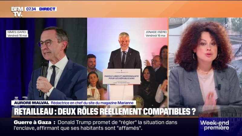 Présidence des Républicains et ministre: Bruno Retailleau peut-il jouer les deux rôles?