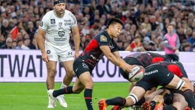 Naoto Saito (Toulouse) face à Toulon en Top 14, le 10 mai 2025.