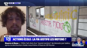 Action contre Arkema: "La justice environnementale en France n'est pas encore au niveau" assure Jules, membre d'Extinction Rebellion