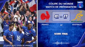 France 41-17 Australie : Avant les All-Blacks, la solide victoire des Bleus, avec le goal replay RMC 