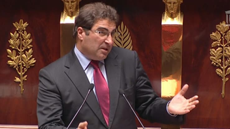 Christian Jacob était visiblement remonté lors de ce discours Christian Jacob était visiblement remonté lors de ce discours