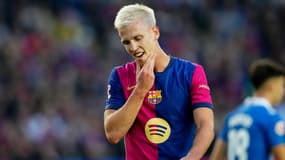 Dani Olmo avec le FC Barcelone, le 3 novembre 2024