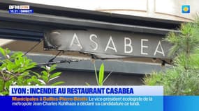 Lyon 8 : Incendie au restaurant Casabea