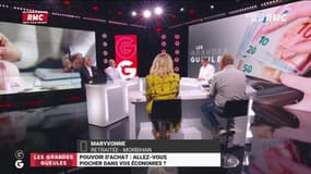 Pouvoir d'achat : Allez-vous piocher dans votre épargne ? Notre auditrice Maryvonne gratte dans son épargne 