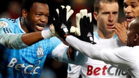 Steve Mandanda, ici contre Rennes (2-0), est une des valeurs sûres de l'OM en cette fin de saison