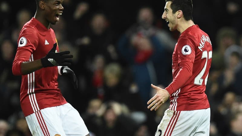 Paul Pogba et Henrikh Mkhitaryan