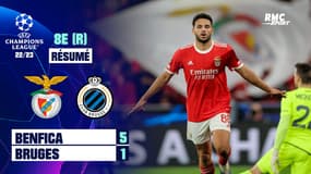Résumé : Benfica (Q) 5-1 Bruges - Ligue des champions (8e retour)