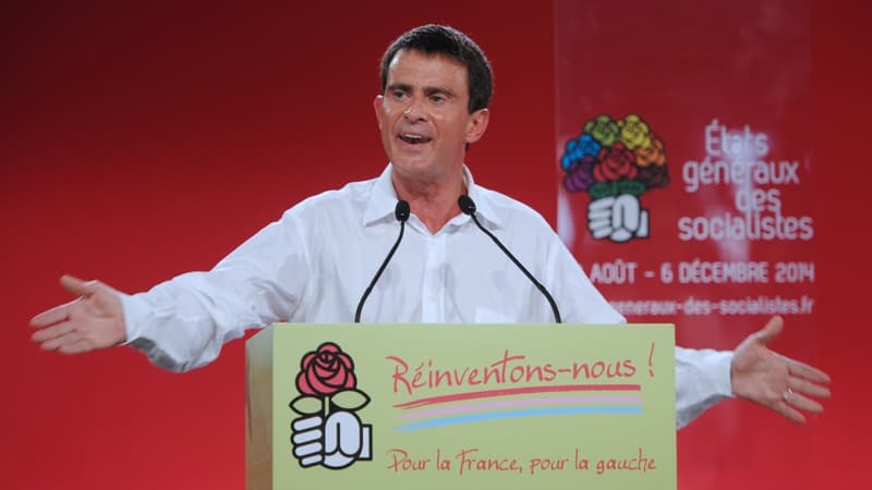 Manuel Valls a fait un discours à l'université d'été du PS.