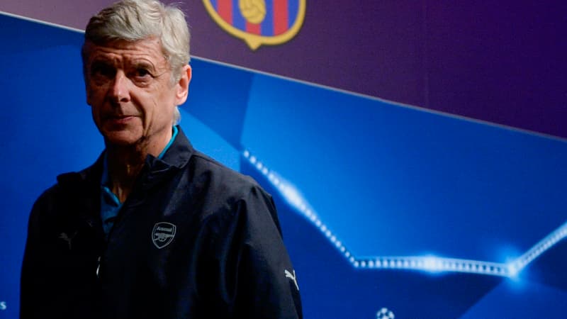 Arsène Wenger en conférence de presse à la veille du 8e finale retour de C1