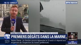 Des dizaines d'impacts de foudre et des vents violents à Châlons-en Champagne 
