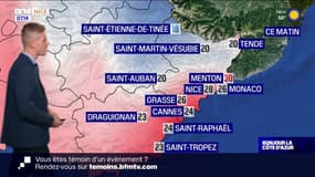 Météo Côte d’Azur: une journée ensoleillée et caniculaire, des risques d'orages à l'intérieur des terres, 37°C à Grasse