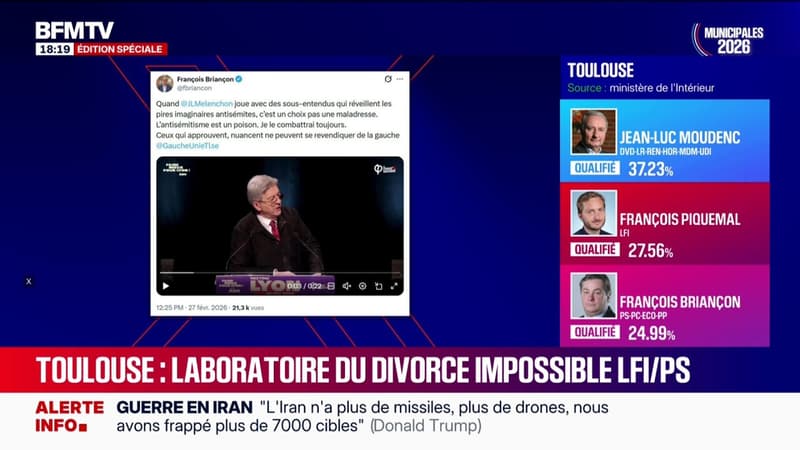 Municipales 2026 à Toulouse: "J'ai toujours prêché l'union de la gauche quand il le fallait", réitère François Piquemal, candidat LFI à la mairie