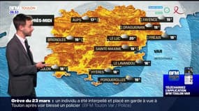 Météo Var: ciel voilé toute la journée, des températures douces