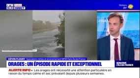 Ile-de-France: un épisode orageux rapide et exceptionnel