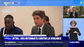 Nice: Gabriel Attal en visite dans un internat éducatif mis en place pour lutter contre la violence des jeunes