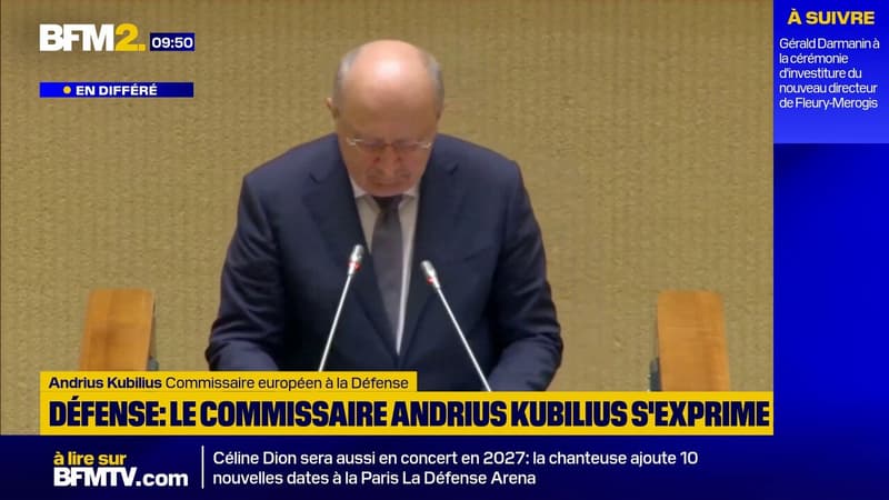 "Plus l'Ukraine l'emporte, plus Poutine devient nerveux et désespéré", estime le commissaire européen à la Défense