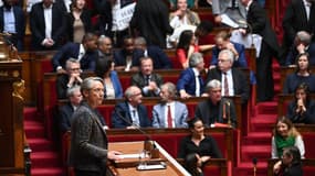 La Première ministre Elisabeth Borne à l'Assemblée nationale, le 16 mars 2023