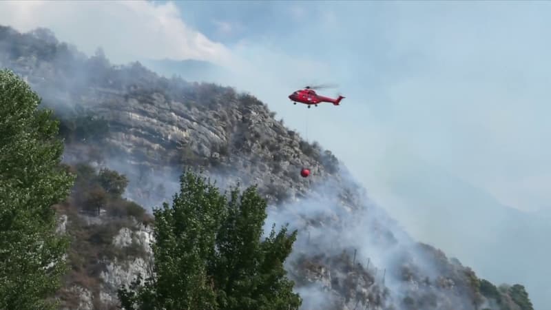 Incendies en Isère: 130 hectares brûlés dans le massif de la Chartreuse, le feu ne progresse plus