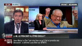 Brunet & Neumann: Front National: "L'exclusion de Jean-Marie Le Pen est nécessaire" - 10/04