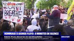 Les manifestants effectuent 8 minutes et 46 secondes de silence en hommage à George Floyd