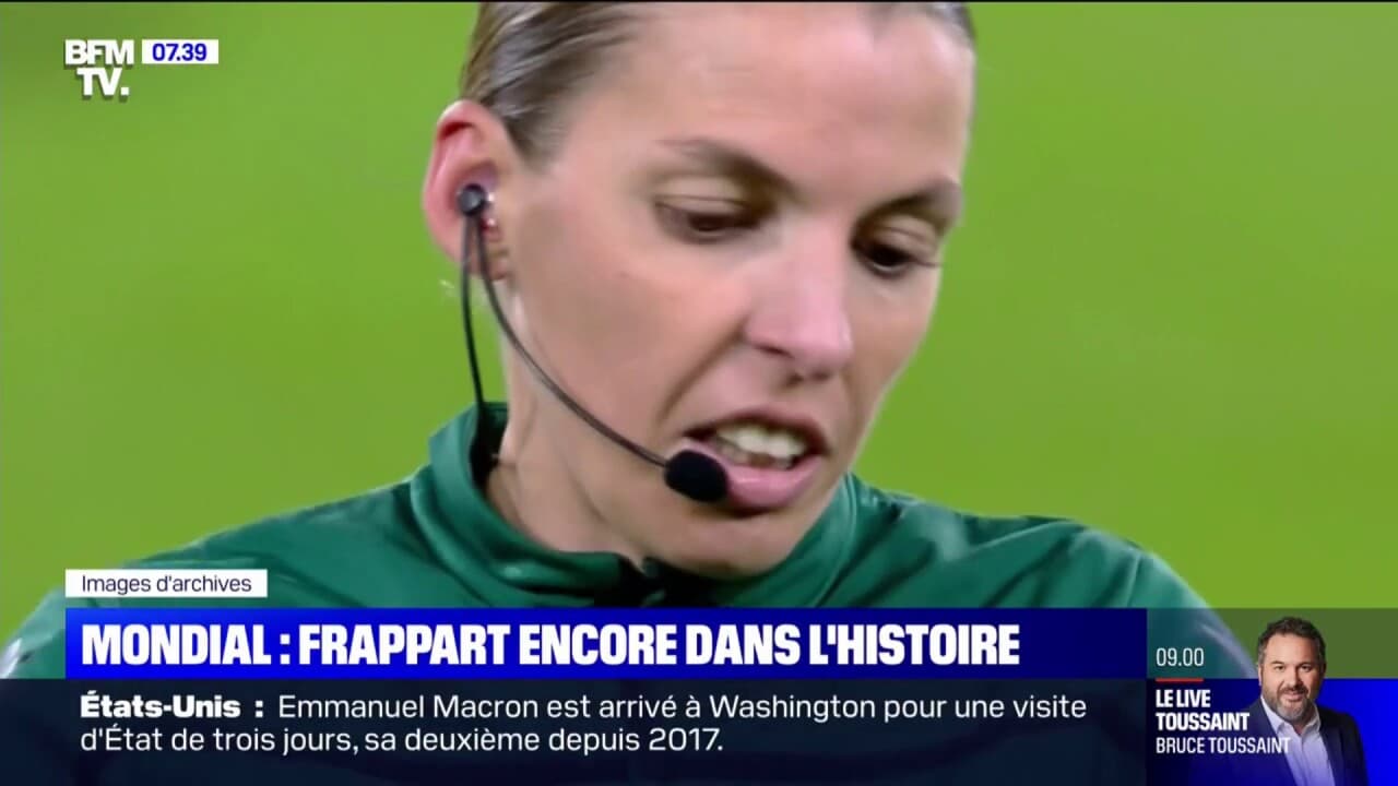 La Française Stéphanie Frappart va devenir la première femme à arbitrer ...