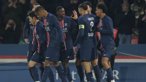 Le PSG vainqueur face à l'AS Saint-Etienne, le 12 janvier 2025 en Ligue 1