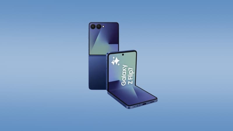 Pixmania affiche une offre à partir de 20 euros par mois sur le smartphone Samsung Galaxy Z Flip7