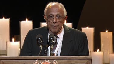 Ahmed Kathrada, l'un des vieux compagnons d'armes de Nelson Mandela, dimanche 15 décembre