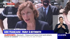 Florence Parly à Beyrouth: "L'aide internationale doit parvenir à chacun de manière efficace et transparente"