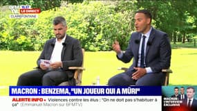 Emmanuel Macron à Clairefontaine: "Un modèle qui ne repose que sur les droits télé et sur la vente très chère des joueurs, ça ne tient plus"