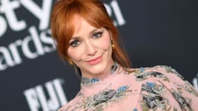 L'actrice Christina Hendricks, à Los Angeles, en 2021.