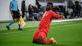 L'attaquant suisse Breel Embolo célèbre un but contre la République tchèque en Ligue des nations en septembre 2022
