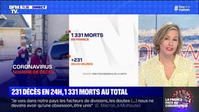 231 décès en 24h, 1 331 morts au total - 26/03