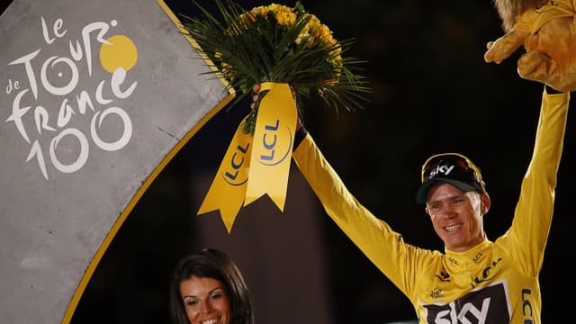 Chris Froome, vainqueur du 100e Tour de France