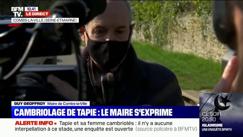 Cambriolage des Tapie: le maire de Combs-la-Ville donne des nouvelles de Bernard et Dominique Tapie