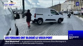 Marseille: les forains ont bloqué le Vieux-Port jeudi
