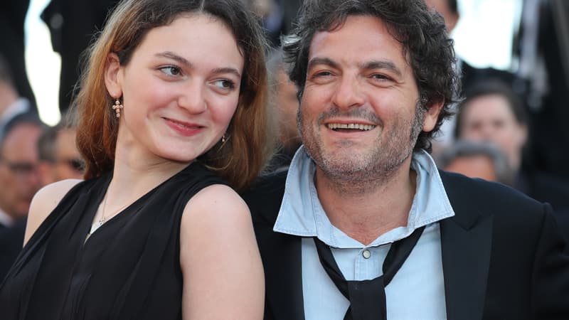 Matthieu et Billie Chedid sur le tapis rouge du Festival de Cannes, en mai 2018
