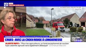 Inondations dans le Pas-de-Calais:  la présidente de La Croix-Rouge départementale explique comment les bénévoles s'organisent