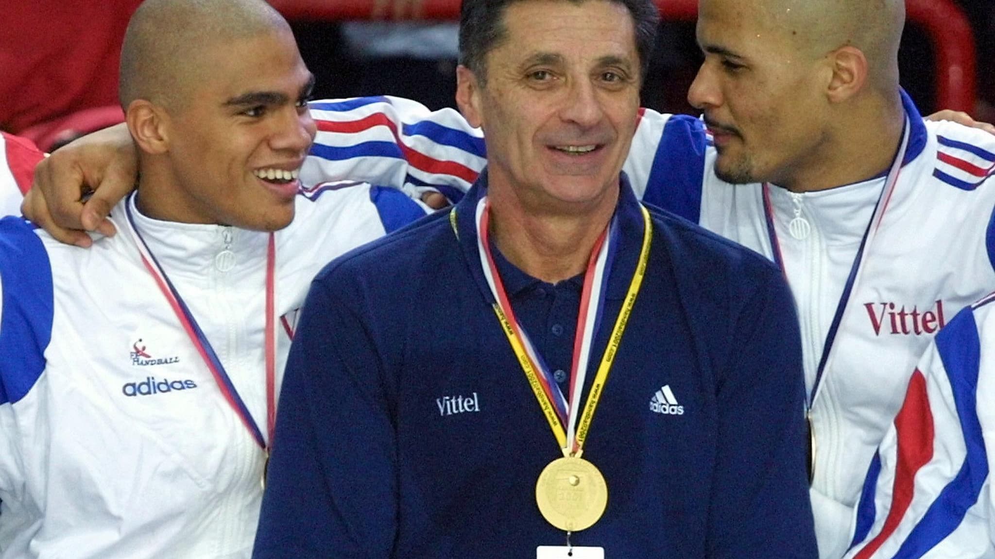 Daniel Narcisse, Daniel Costantini et Didier Dinart en 2001 Daniel Narcisse, Daniel Costantini et Didier Dinart en 2001