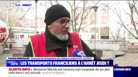 Réforme des retraites: "On veut nous faire mourir au travail", affirme un délégué CGT à la RATP
