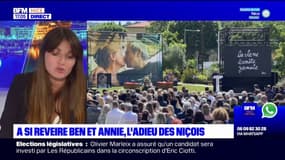 Retour sur la dernière cérémonie niçoise pour dire adieu à l'artiste Ben et Annie