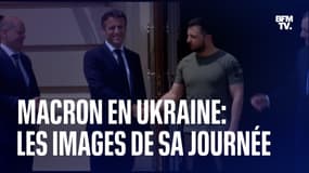 Emmanuel Macron en Ukraine: le résumé de sa journée en images