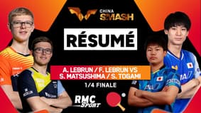 Résumé : La paire Lebrun face aux étoiles montantes japonaises Matsushima/Togami (WTT China Smash) 